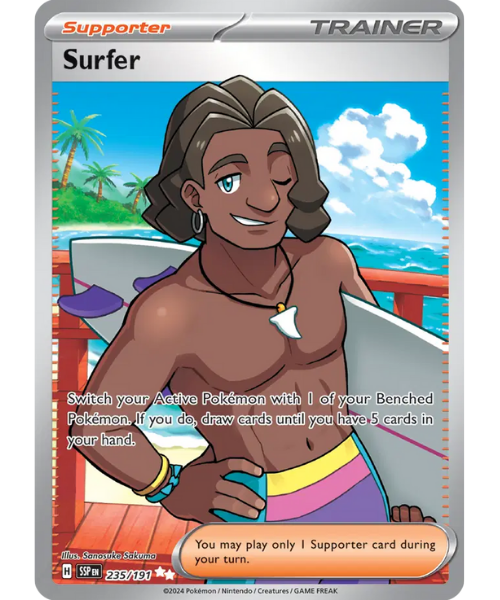 Scarlet & Violet Surging Sparks 235/191 - Surfer [Ultra Rare]